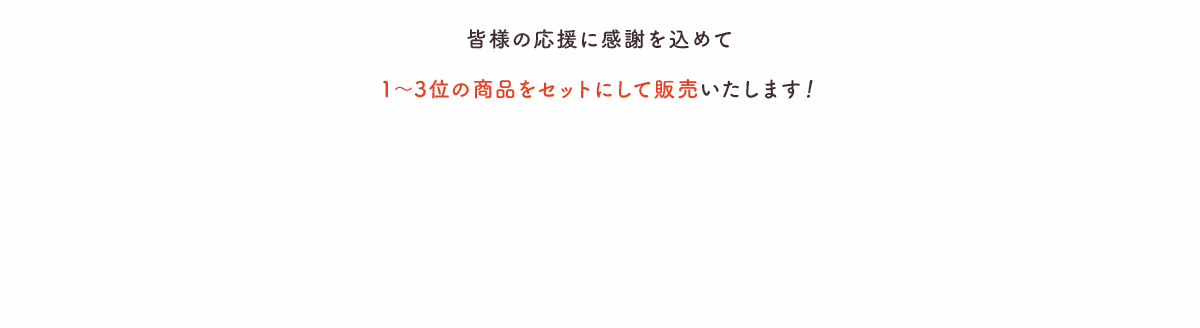 皆様の応援に感謝を込めて1〜3位の商品を記念セットにして販売いたします！発売についての詳細は日東紅茶TeaMartメルマガ及び日東紅茶公式X（旧Twitter）にてお知らせいたします。